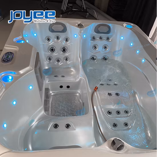 Joyee 3 4 persone 2m x 1,6m vasca idromassaggio per massaggi SPA all'aperto da giardino di piccole dimensioni