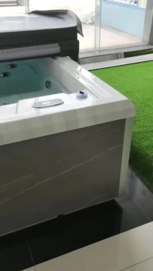 Giardino Balboa Swim SPA Jacuzzi senza fine in acrilico fuori terra SPA all'aperto Piscina Balboa System 5 persone Vasca idromassaggio all'aperto Jacuzzi SPA