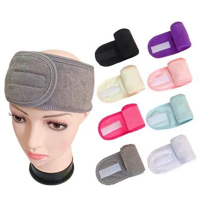 Fascia in velcro SPA Trucco Fascia per capelli Sport Accessori per capelli in maglia traspirante